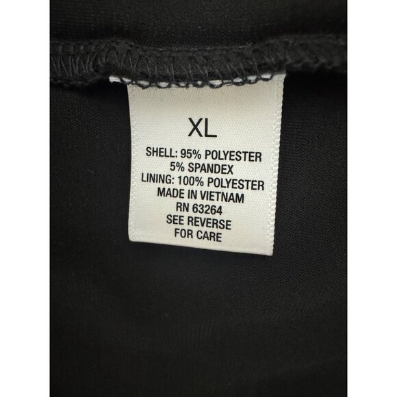 Roz & Ali New Classy Little Black Dress Size XL Timeless Classic Office Work NWT - Picture 5 of 7